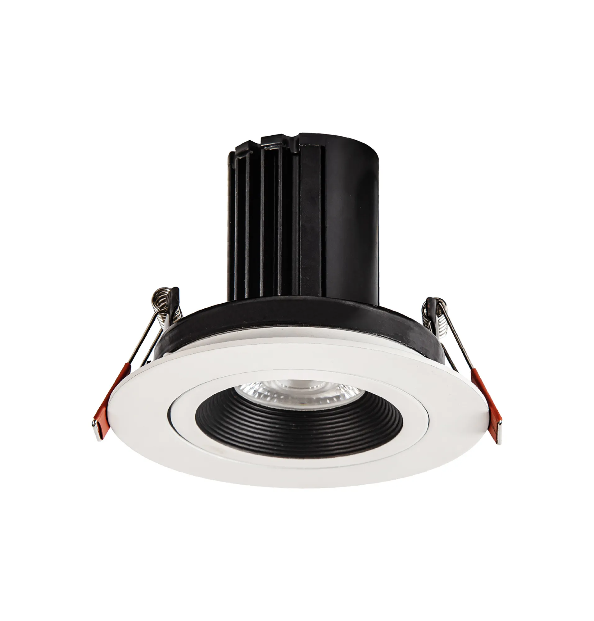 DM201312  Bono 10 Tridonic powered 10W 2700K 750lm 12° CRI>90 LED Engine White Round Adjustable Recessed Spotlight, IP20